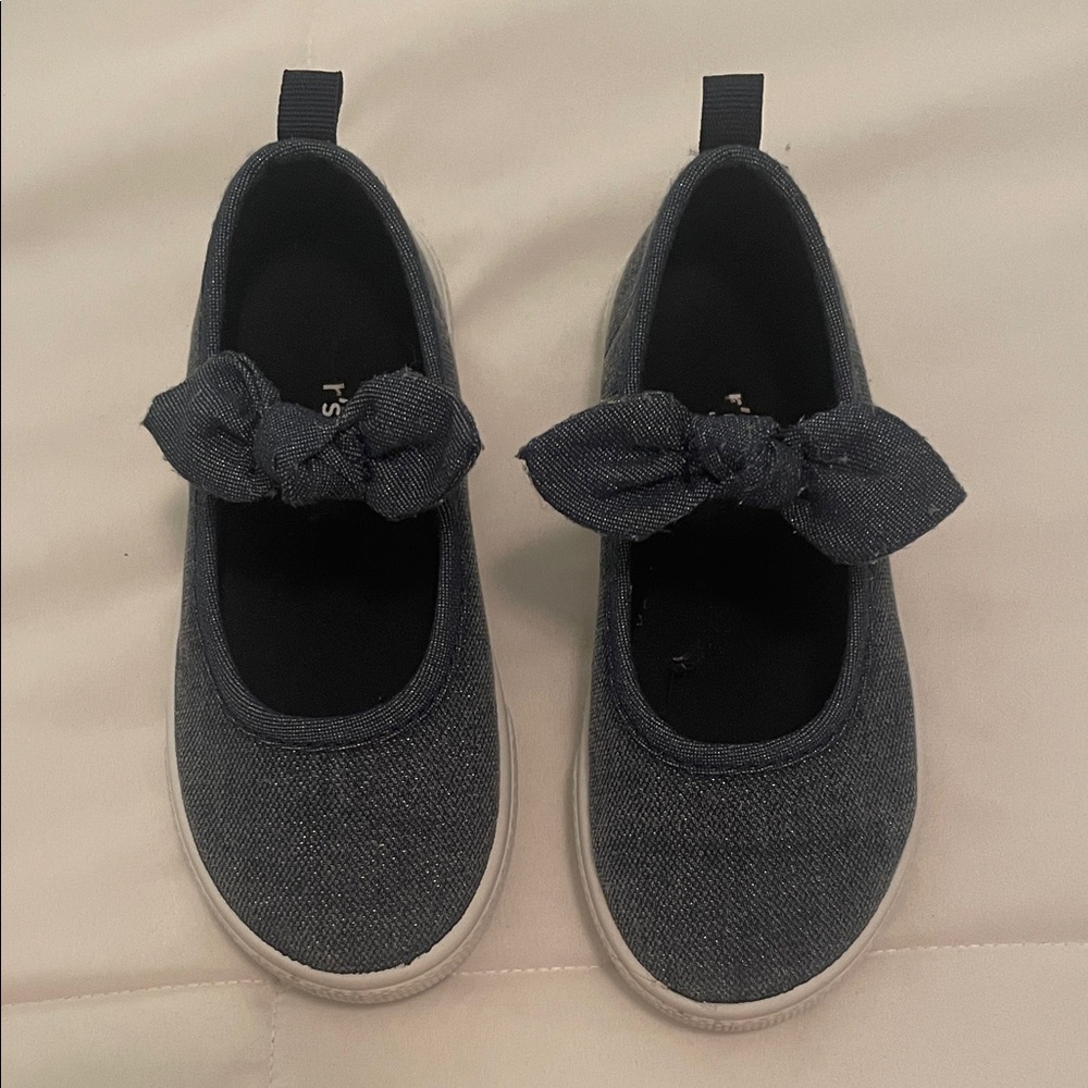 Carter’s - toddler girls Mary Jane Canvas  Slip-ons